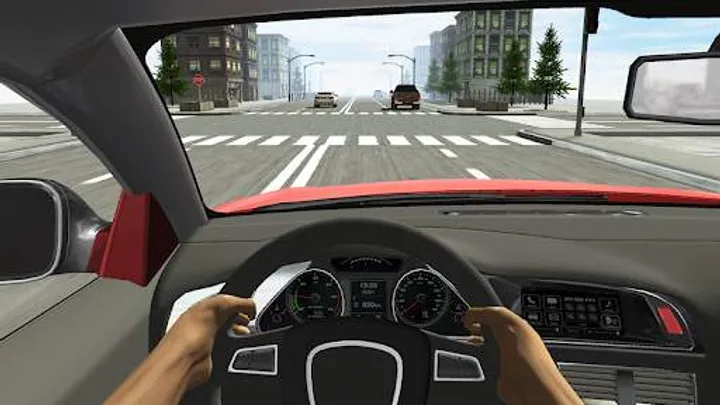Racing in Car screenshot 1